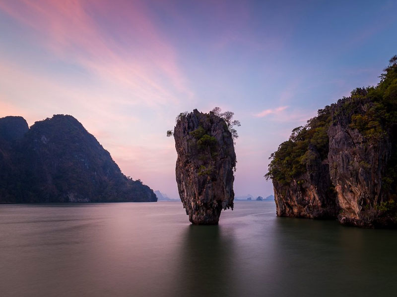 Twilight Sea Canoe at Phang Nga Bay