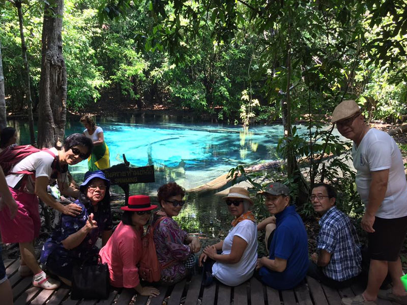 Emerald Pool & Hot Spring Waterfall Tour in Krabi