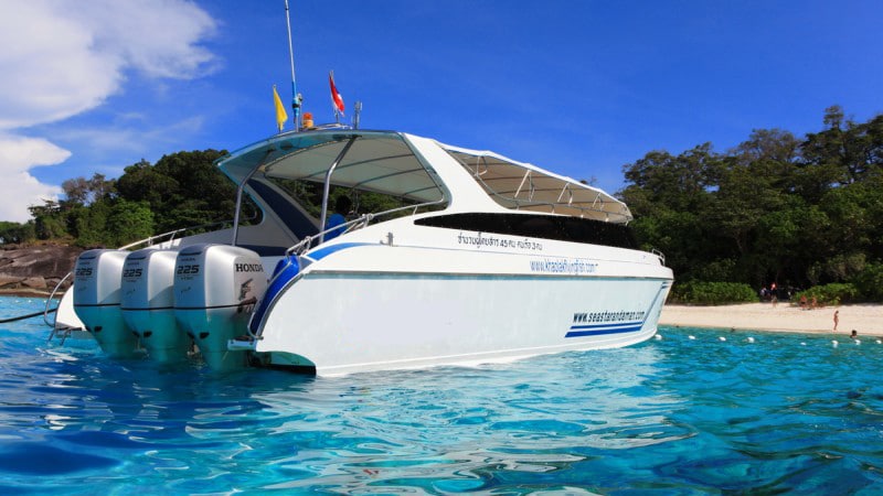 Tachai Islands by Speed Boat