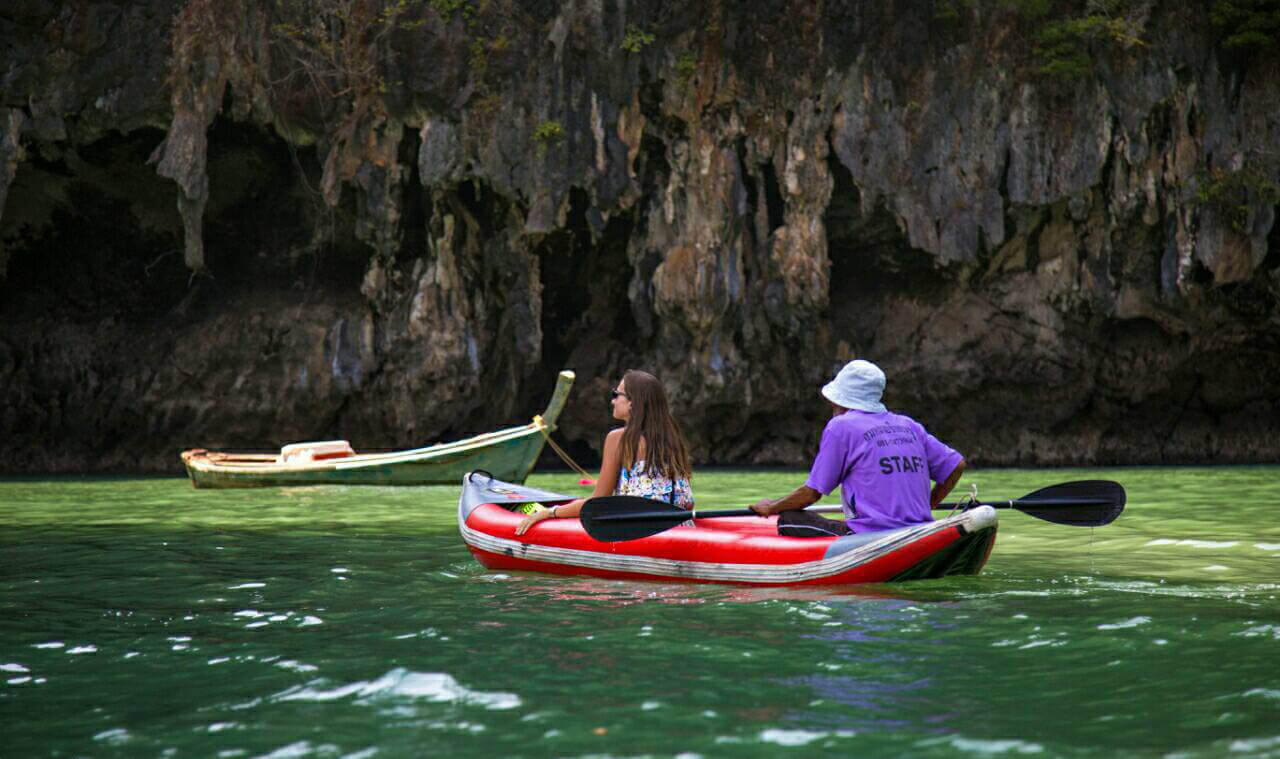 Phang Nga Bay Sun Set Trip 8 Points & Canoeing