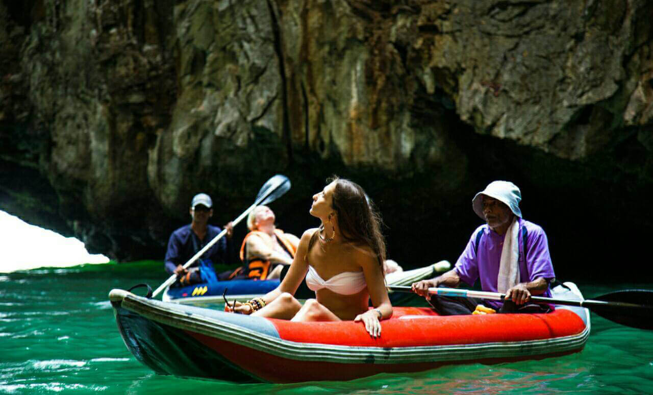 Phang Nga Bay Sun Set Trip 8 Points & Canoeing