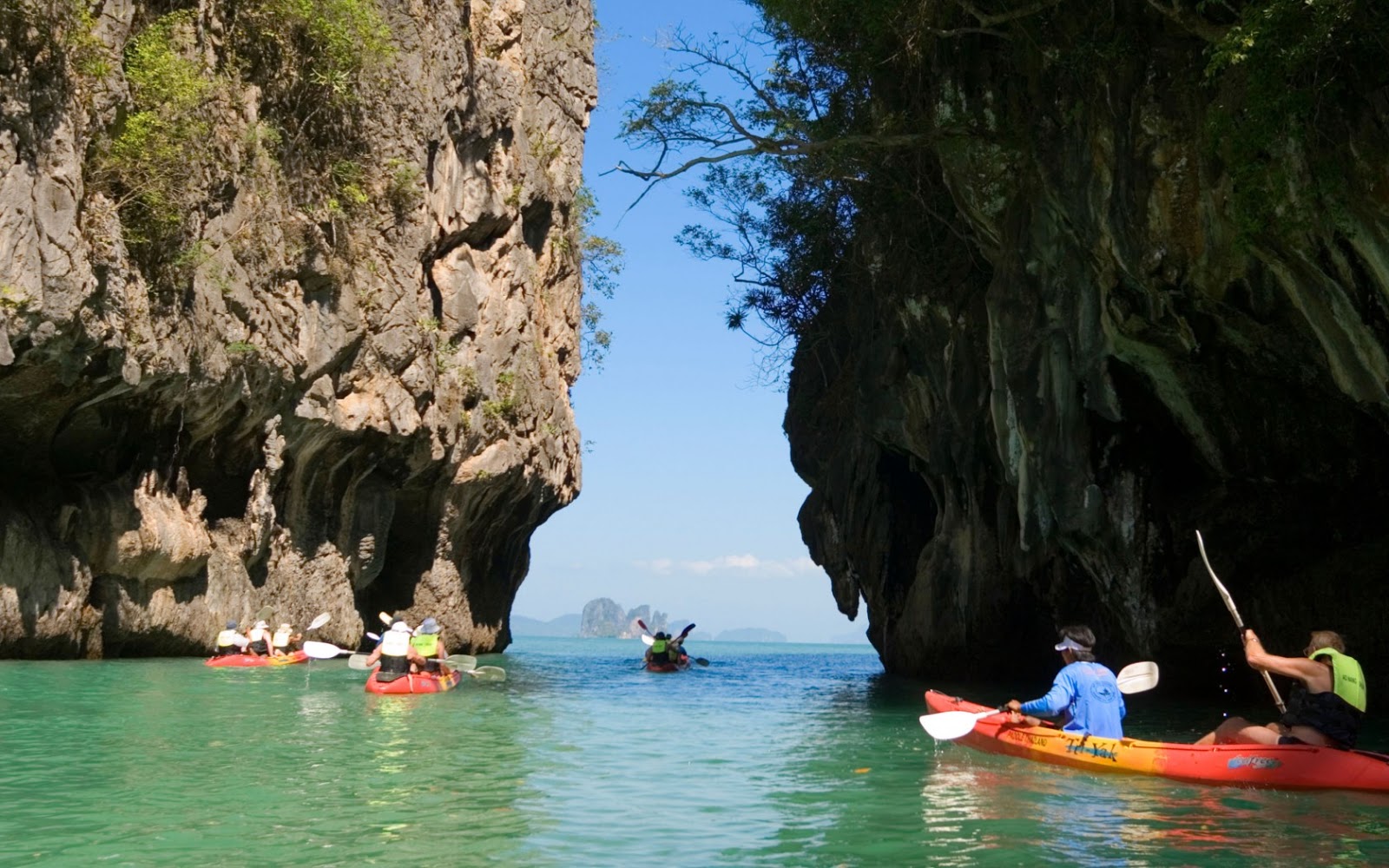 Kayaking at Hong Island - Phang Nga Bay