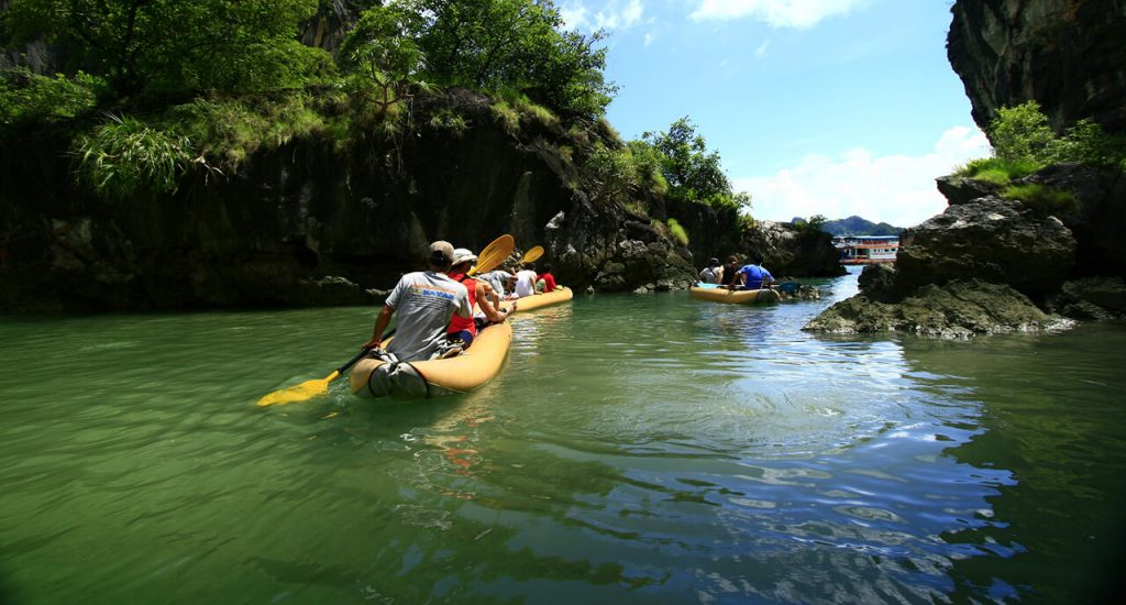 Kayaking at Hong Island - Phang Nga Bay