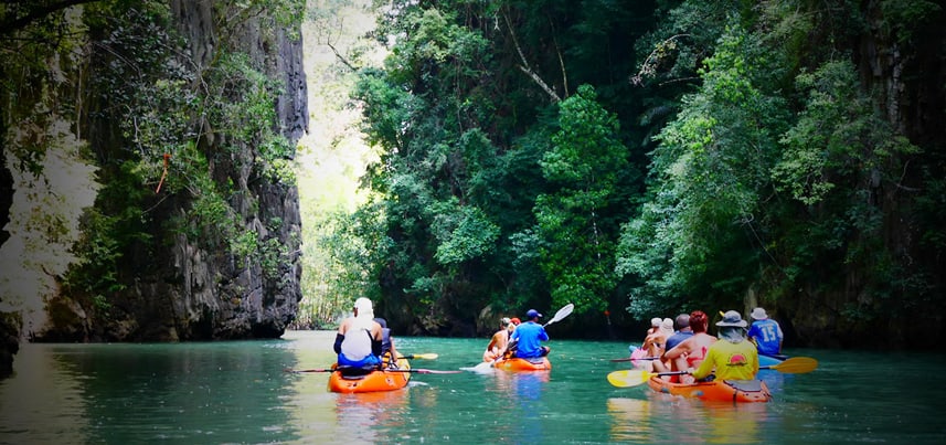 Emerald Island Kayaking at Krabi