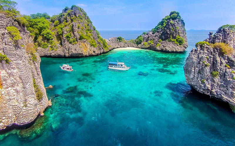 Krabi Kho Rok + Kho Haa Island By Speed Boat