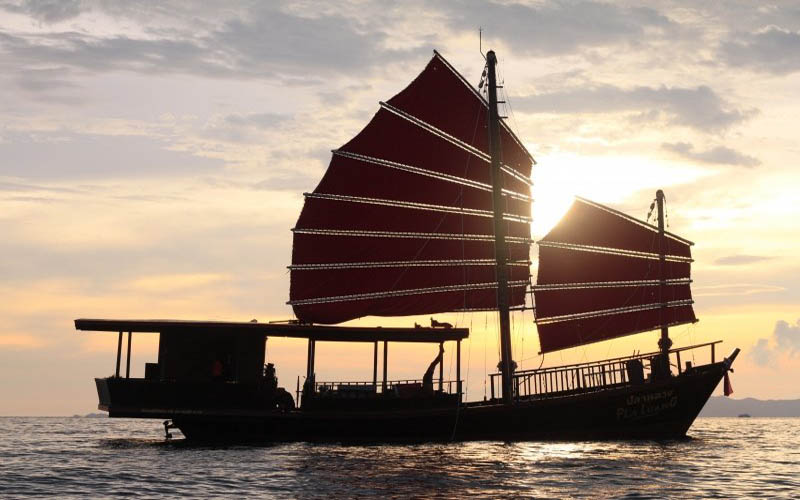 Krabi 4 Island & Sunset Tour By Juang Cruise with Dinner