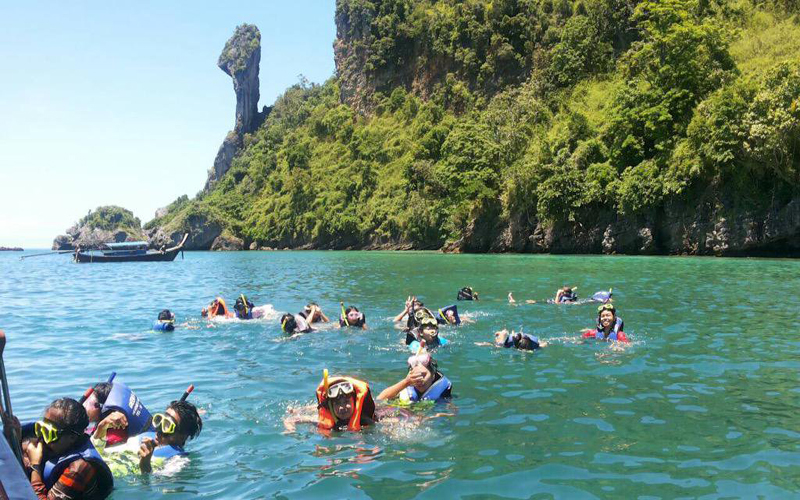 Krabi 4 Islands by Long Tail Boat from Krabi