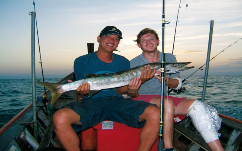 Full Day Fishing By Long Tail Boat Fishing And Snorkeling at 4 Island