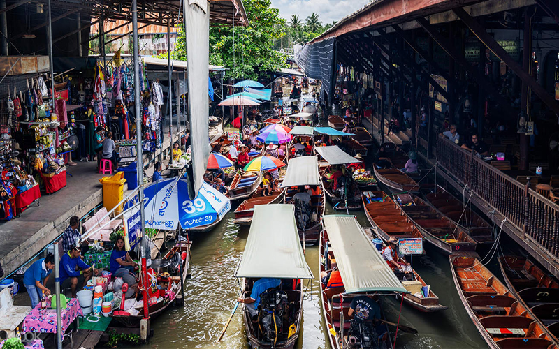 Floating Market Plus Bangkok Grand Palace With Emerald Buddha