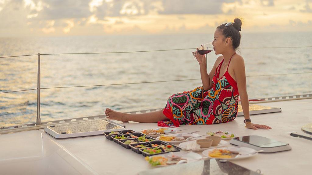 Sunset Dinner Cruise by catamaran