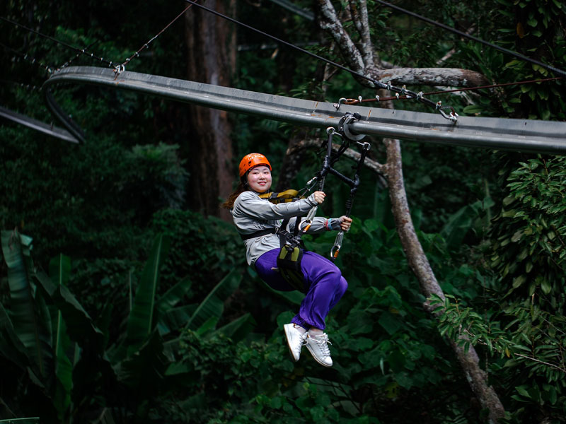 Hanuman World – Forest Zipline, Roller Zipline, Skywalk and Slingshot