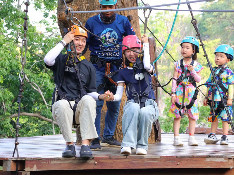 Hanuman World – Forest Zipline, Roller Zipline, Skywalk and Slingshot