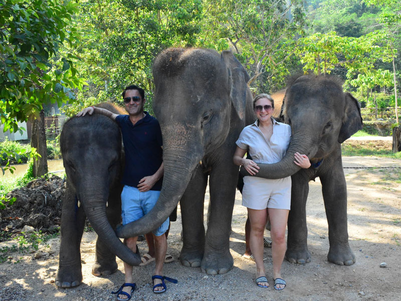 Elephant Trekking Adventure Tour