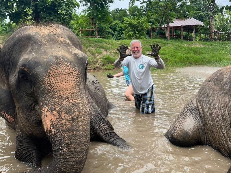 Elephant Friendly at ElephantsWorld