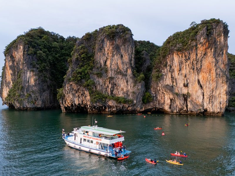 Twilight Sea Canoe at Phang Nga Bay
