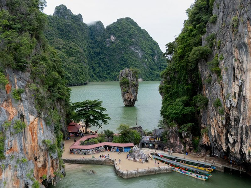 Twilight Sea Canoe at Phang Nga Bay