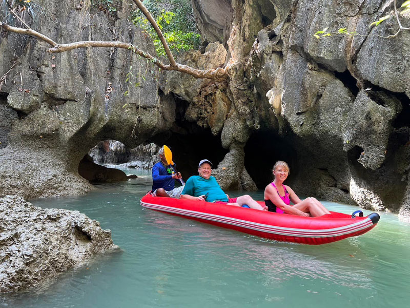 Twilight Sea Canoe at Phang Nga Bay