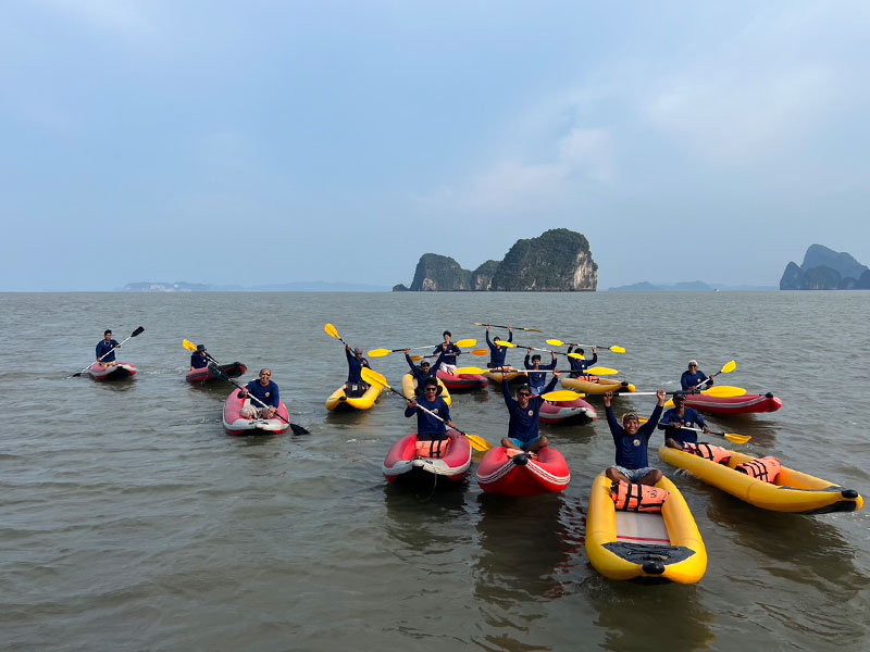 Twilight Sea Canoe at Phang Nga Bay