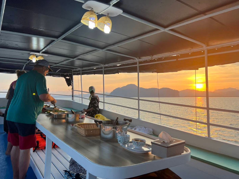 Twilight Sea Canoe at Phang Nga Bay