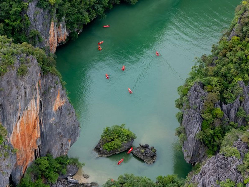 Twilight Sea Canoe at Phang Nga Bay